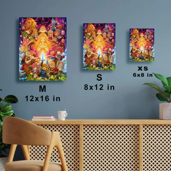 Video Game Metal Poster Wall Decor - TLO Zelda - J - Image 7