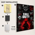 Video Game Metal Poster Wall Decor - COD - B - Image 2