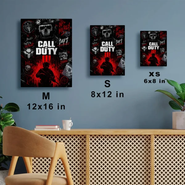 Video Game Metal Poster Wall Decor - COD - B - Image 7