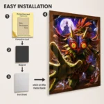Video Game Metal Poster Wall Decor - TLO Zelda Skull Kid - B - Image 2
