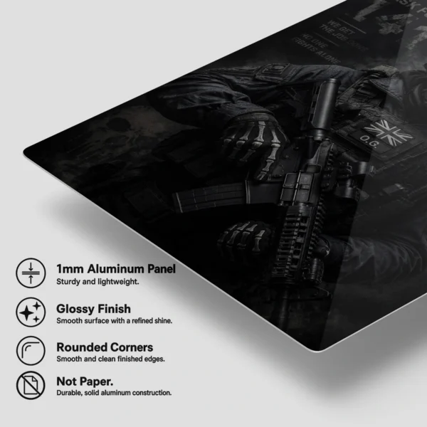 Video Game Metal Poster Wall Decor - COD Ghost - A - Image 6
