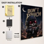 Video Game Metal Poster Wall Decor - COD Ghost - B - Image 2