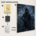 Video Game Metal Poster Wall Decor - COD Operator - Image 2