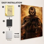 Video Game Metal Poster Wall Decor - COD Ghost - C - Image 2
