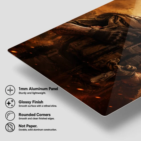 Video Game Metal Poster Wall Decor - COD Ghost - C - Image 6