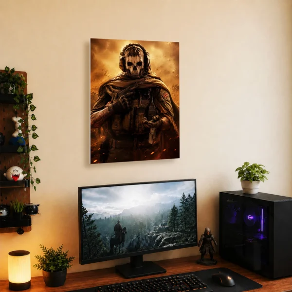 Video Game Metal Poster Wall Decor - COD Ghost - C - Image 5