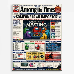 Video Game Metal Poster Wall Decor - AU - B