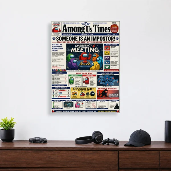 Video Game Metal Poster Wall Decor - AU - B - Image 4