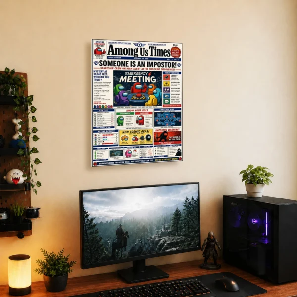 Video Game Metal Poster Wall Decor - AU - B - Image 5