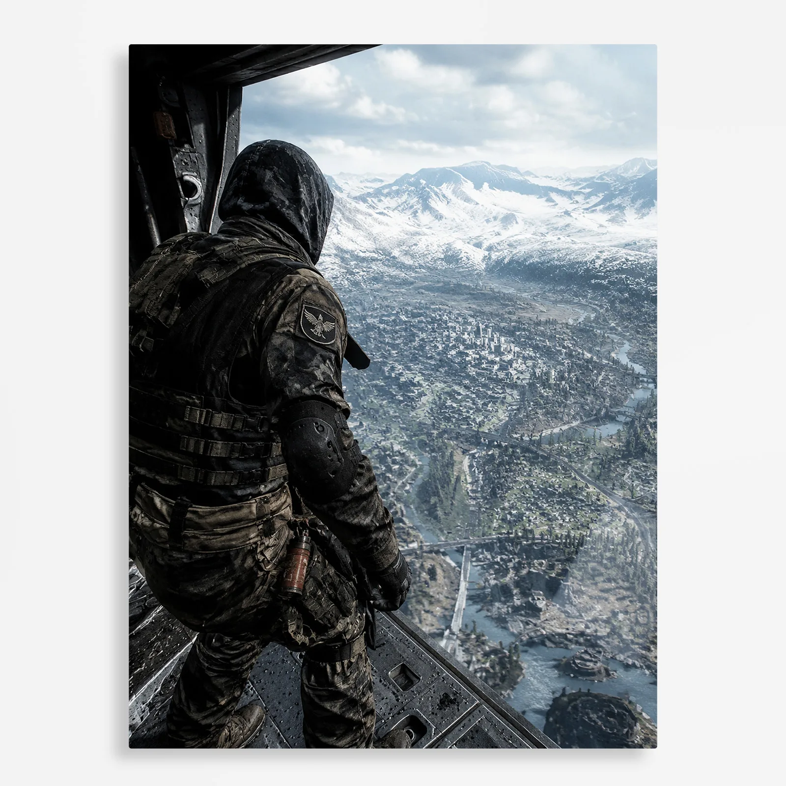 video game metal poster (30) s1 Video Game Metal Poster Wall Decor - COD Operator - A - Image 1