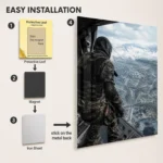 Video Game Metal Poster Wall Decor - COD Operator - A - Image 2