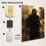 Video Game Metal Poster Wall Decor - COD Operator - B - Image 2