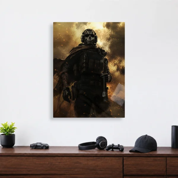 Video Game Metal Poster Wall Decor - COD Operator - B - Image 4