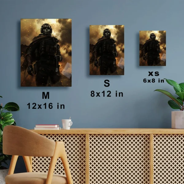 Video Game Metal Poster Wall Decor - COD Operator - B - Image 7