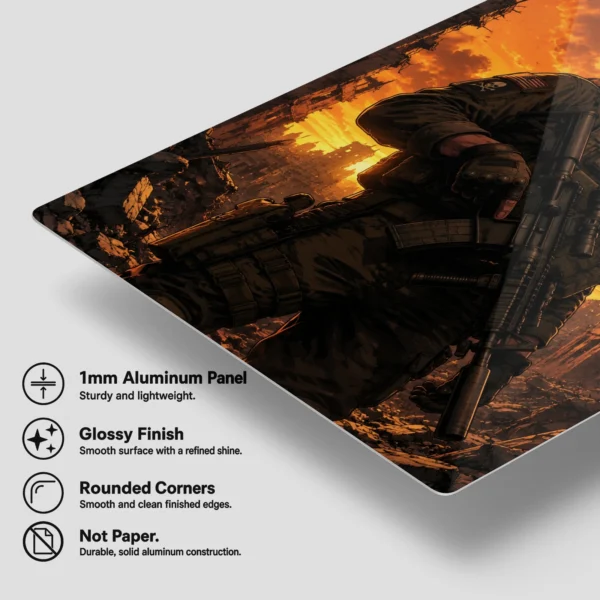 Video Game Metal Poster Wall Decor - COD Operator - C - Image 6