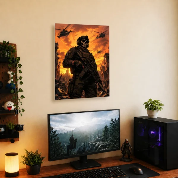 Video Game Metal Poster Wall Decor - COD Operator - C - Image 5