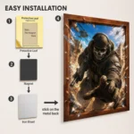 Video Game Metal Poster Wall Decor - COD Ghost - D - Image 2