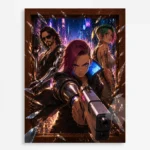 Video Game Metal Poster Wall Decor - 2077