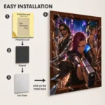 Video Game Metal Poster Wall Decor - 2077 - Image 2