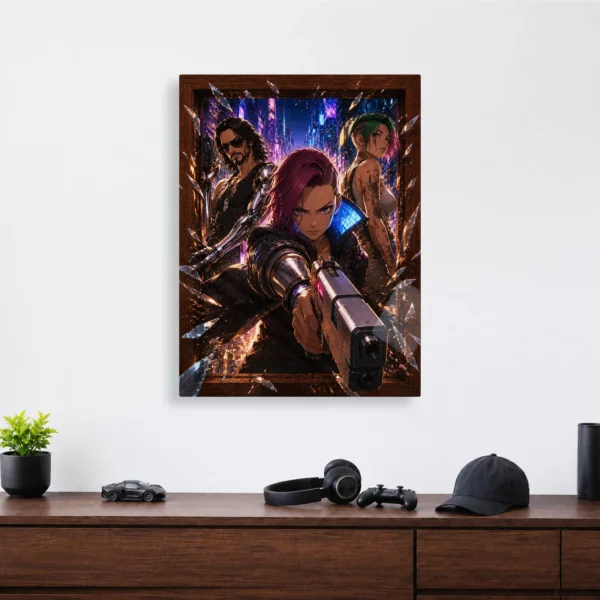 Video Game Metal Poster Wall Decor - 2077 - Image 4