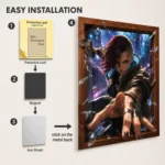 Video Game Metal Poster Wall Decor - 2077 - Image 2