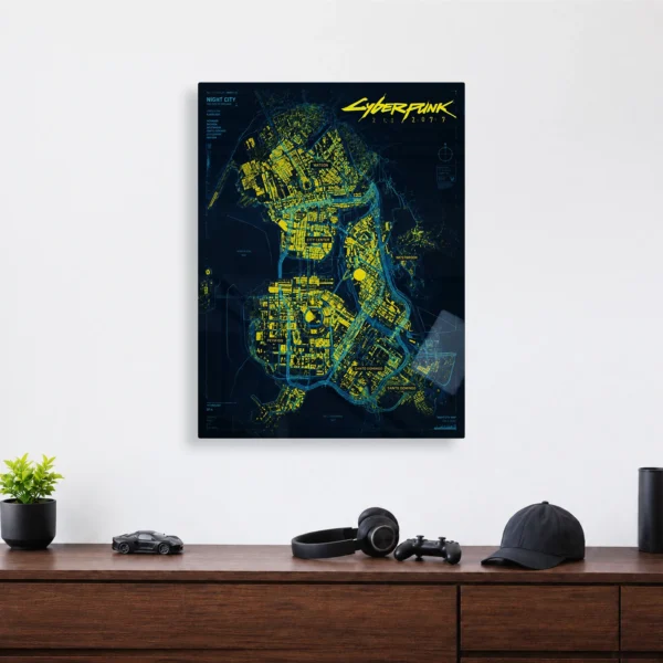 Video Game Metal Poster Wall Decor - 2077 - A - Image 4