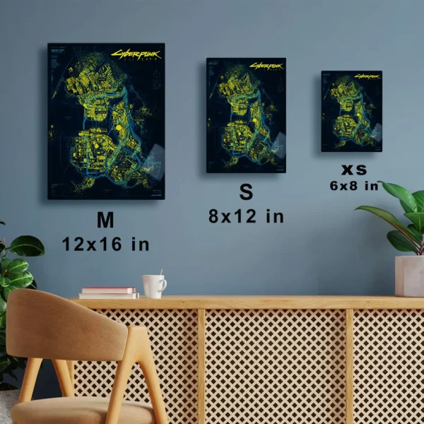 Video Game Metal Poster Wall Decor - 2077 - A - Image 7