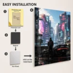 Video Game Metal Poster Wall Decor - 2077 - B - Image 2