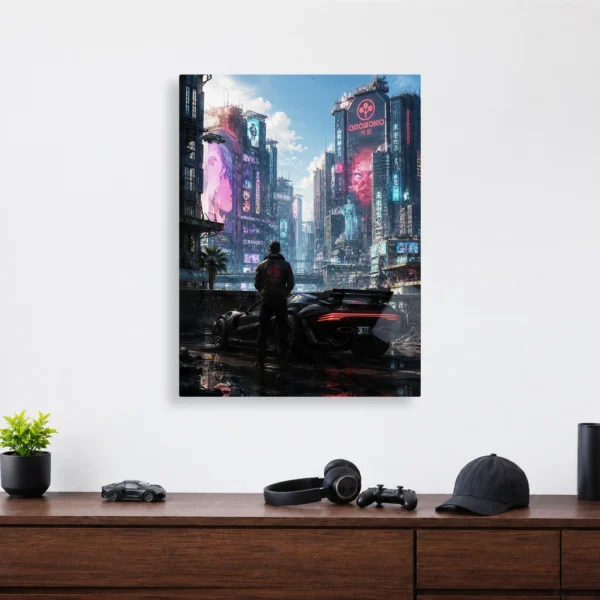Video Game Metal Poster Wall Decor - 2077 - B - Image 4