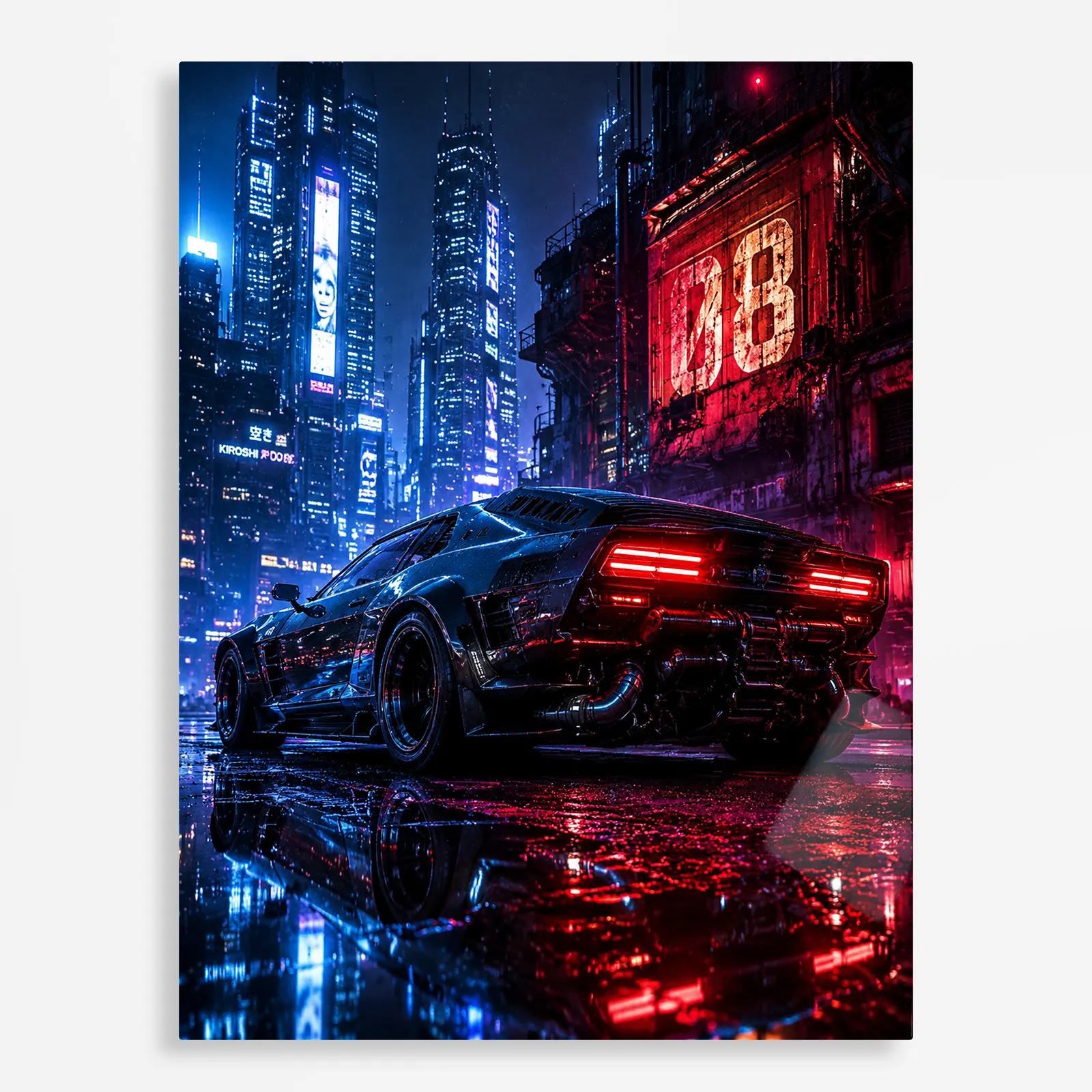 video game metal poster (39) s1 Video Game Metal Poster Wall Decor - 2077 - C - Image 1