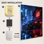 Video Game Metal Poster Wall Decor - 2077 - C - Image 2