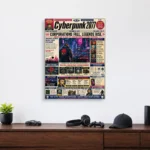 Video Game Metal Poster Wall Decor - 2077 - D - Image 4