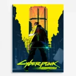 Video Game Metal Poster Wall Decor - 2077 - E