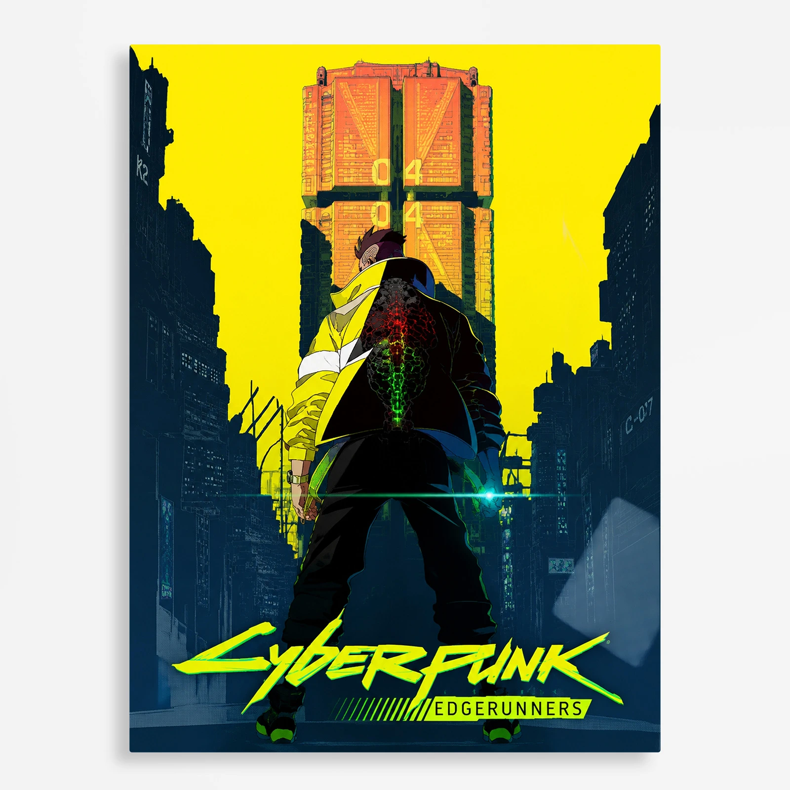 video game metal poster (41) s1 Video Game Metal Poster Wall Decor - 2077 - E - Image 1
