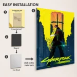 Video Game Metal Poster Wall Decor - 2077 - E - Image 2