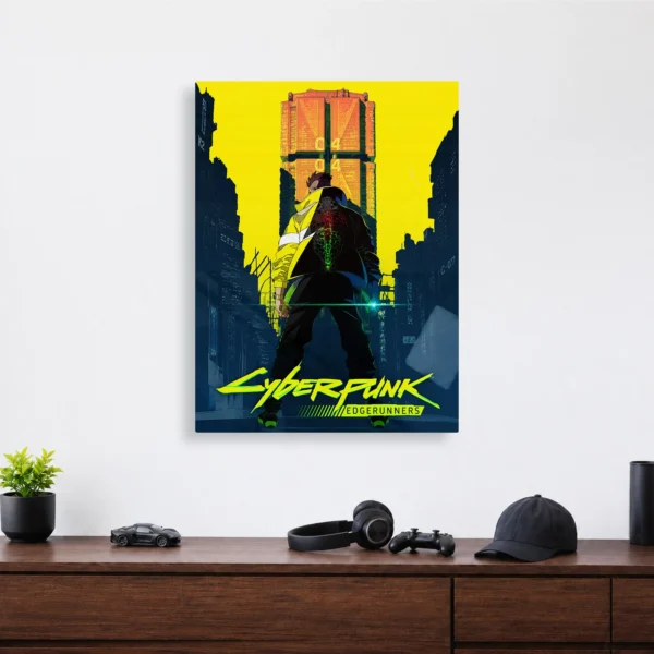 Video Game Metal Poster Wall Decor - 2077 - E - Image 4