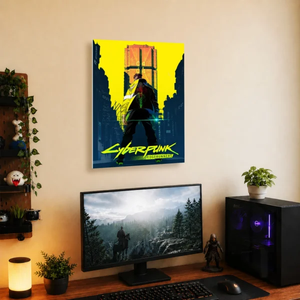 Video Game Metal Poster Wall Decor - 2077 - E - Image 5