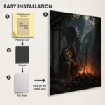 Video Game Metal Poster Wall Decor - DS Chosen Undead - Image 2