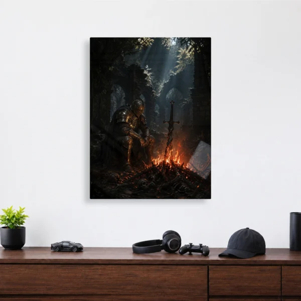 Video Game Metal Poster Wall Decor - DS Chosen Undead - Image 4