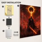 Video Game Metal Poster Wall Decor - DS Soul of Cinder - Image 2