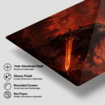 Video Game Metal Poster Wall Decor - DS Soul of Cinder - Image 6