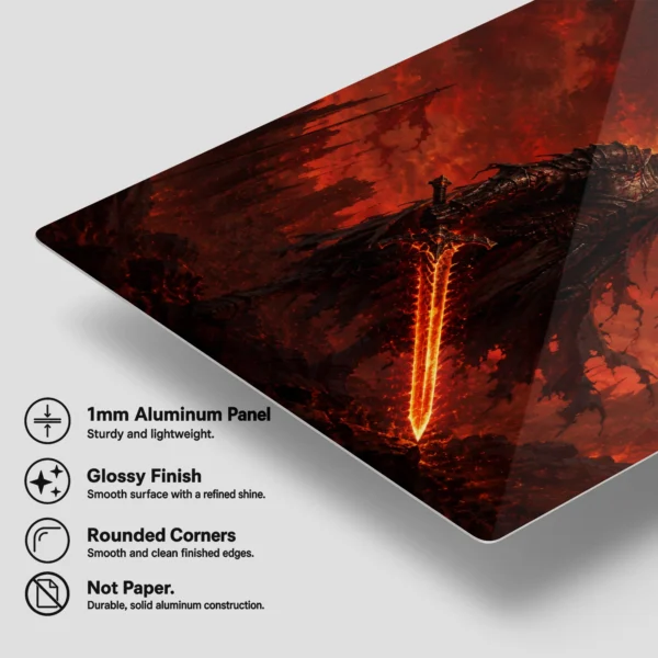 Video Game Metal Poster Wall Decor - DS Soul of Cinder - Image 6