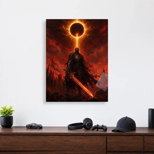 Video Game Metal Poster Wall Decor - DS Soul of Cinder - Image 4