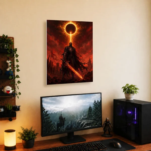 Video Game Metal Poster Wall Decor - DS Soul of Cinder - Image 5