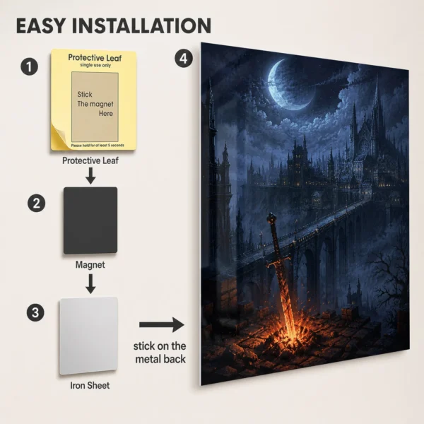 Video Game Metal Poster Wall Decor - DS - A - Image 2