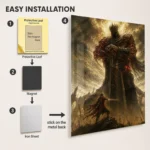 Video Game Metal Poster Wall Decor - DS Artorias the Abysswalker - Image 2