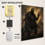 Video Game Metal Poster Wall Decor - DS Chosen Undead - A - Image 2