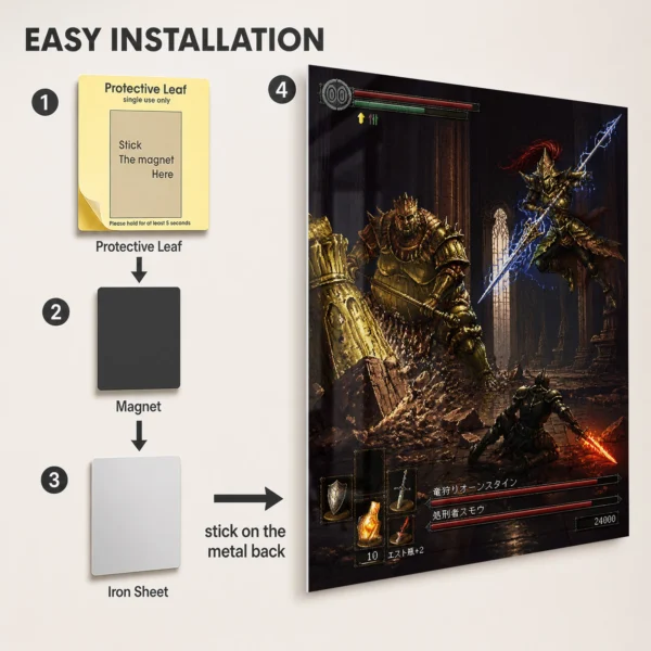 Video Game Metal Poster Wall Decor - DS - B - Image 2