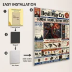 Video Game Metal Poster Wall Decor - DMC - Image 2