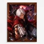 Video Game Metal Poster Wall Decor - DMC Dante